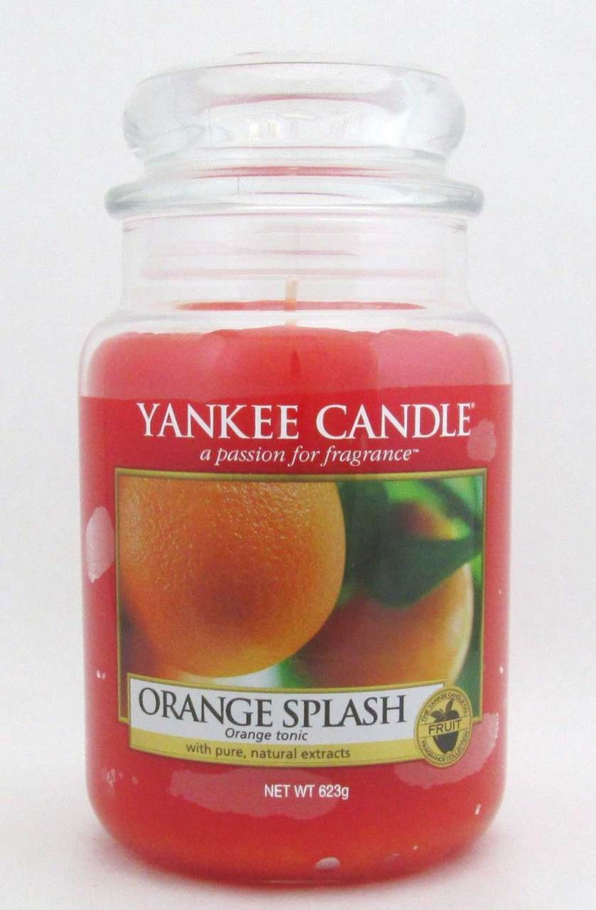 Yankee Candle Orange Splash 623 g/ 22 oz Large Jar Brand New