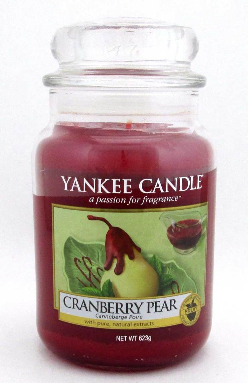 Yankee Candle Cranberry Pear 623 g/ 22 oz Large Jar Brand New