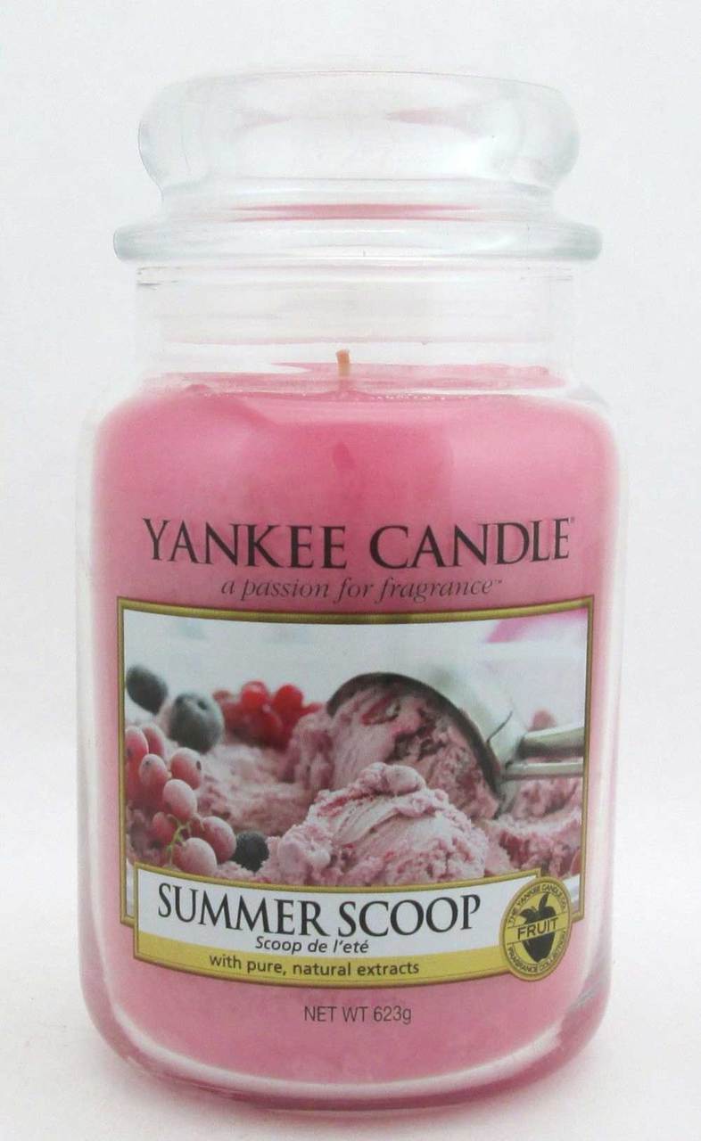Yankee Candle Summer Scoop 623 g./ 22 oz. Large Jar. Brand New