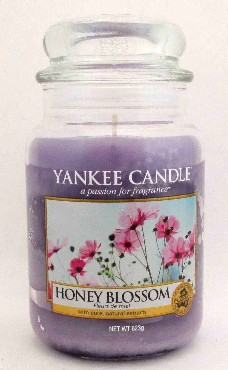 Yankee Candle Honey Blossom 623 g./ 22 oz. Large Jar. Brand New