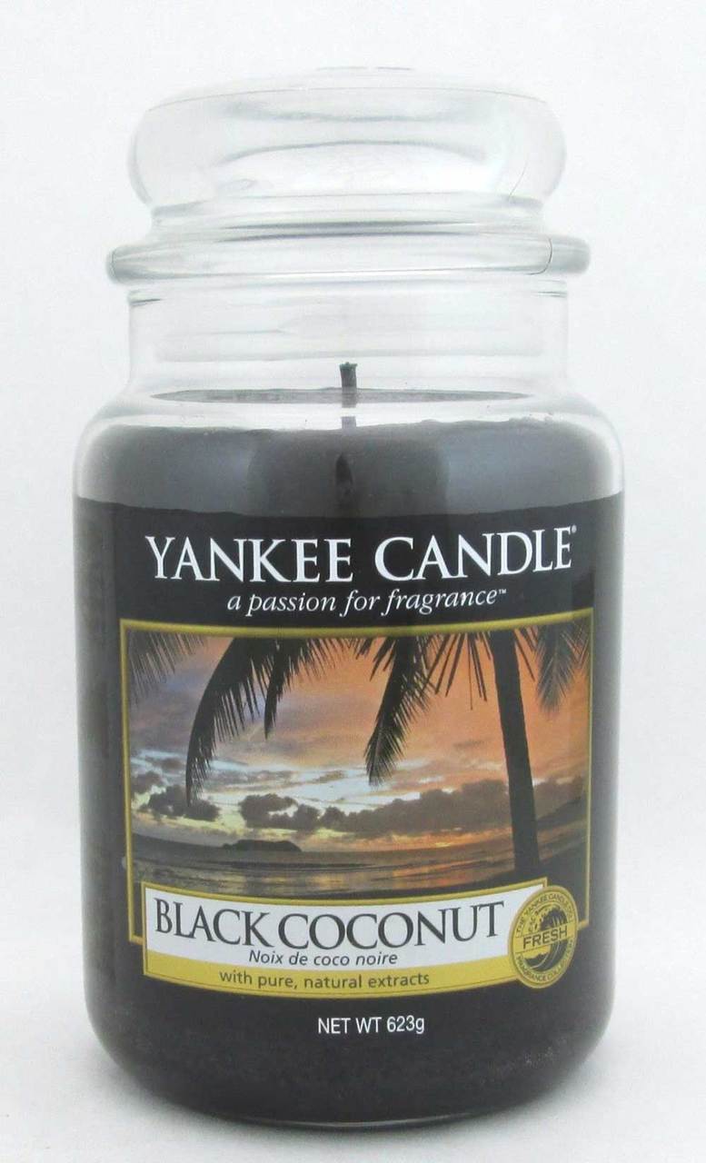 Yankee Candle Black Coconut 623 g/ 22 oz Large Jar Brand New