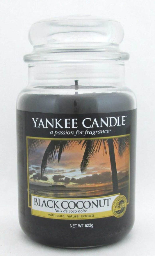 Yankee Candle Black Coconut 623 g/ 22 oz Large Jar Brand New