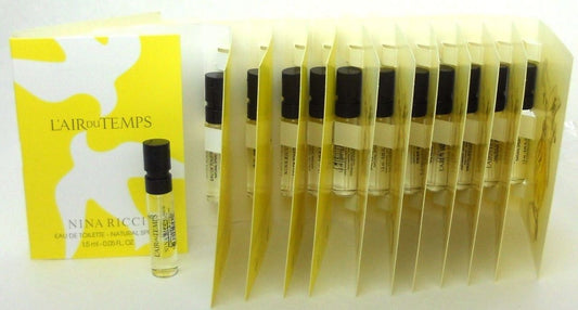 Nina Ricci L'AIR DU TEMPS EDT Sample Vials Lot of 12 pcs