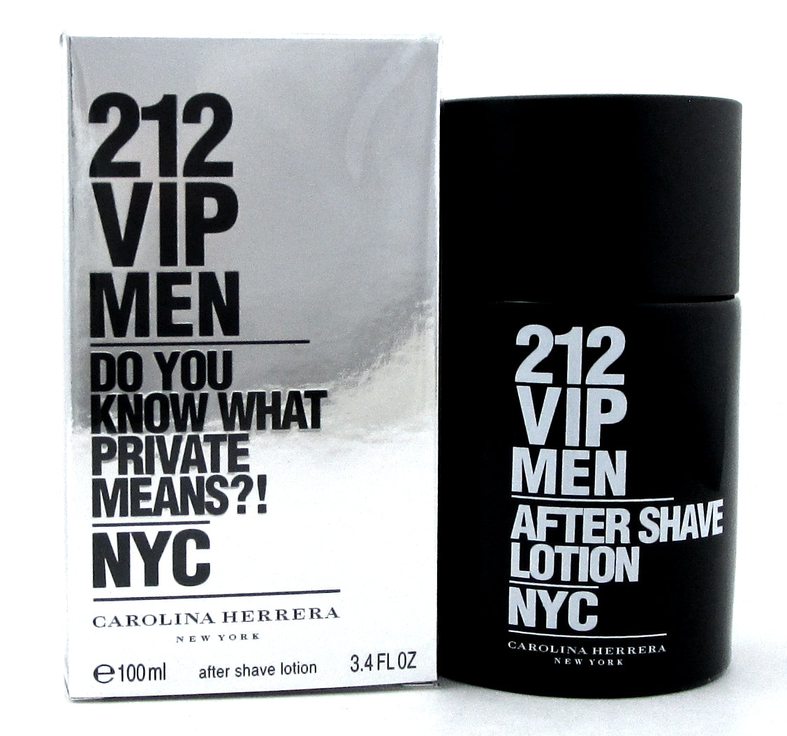 212 VIP Men by Carolina Herrera After Shave Lotion Splash 3.4 oz