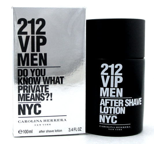 212 VIP Men by Carolina Herrera After Shave Lotion Splash 3.4 oz