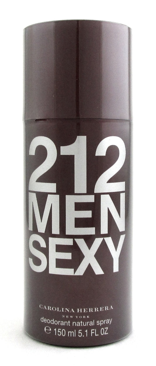 212 MEN SEXY by Carolina Herrera Deodorant Spray 5.1oz./150ml.for Men.New.Sealed