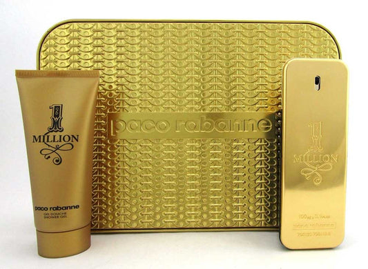 1 Million by Paco Rabanne Set for Men: EDT Spray 3.4oz+ Sh/Gel 3.4oz