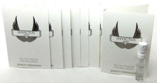 Invictus Aqua Paco Rabanne EDT Spray Sample Vials PACK of 12 pcs.