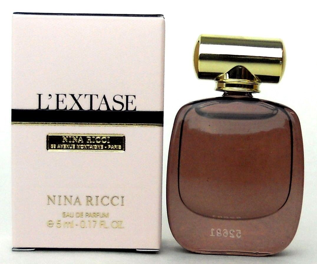 Nina Ricci L'Extase Eau de Parfum Miniature Bottle Splash 5 ml. NIB