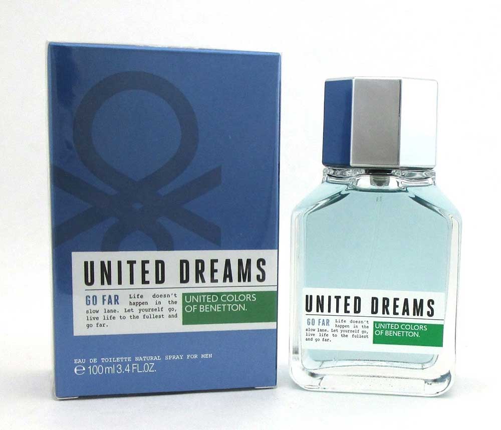 Benetton United Dreams Go Far EDT Spray for Men 3.4 oz./100 ml.