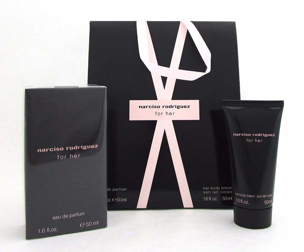Narciso Rodriguez for Her Set for Women: EDP Spray 1.6oz.+ B/L 1.6oz.