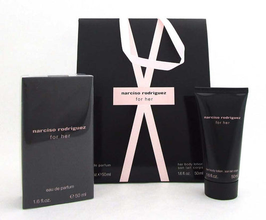 Narciso Rodriguez for Her Set for Women: EDP Spray 1.6oz.+ B/L 1.6oz.