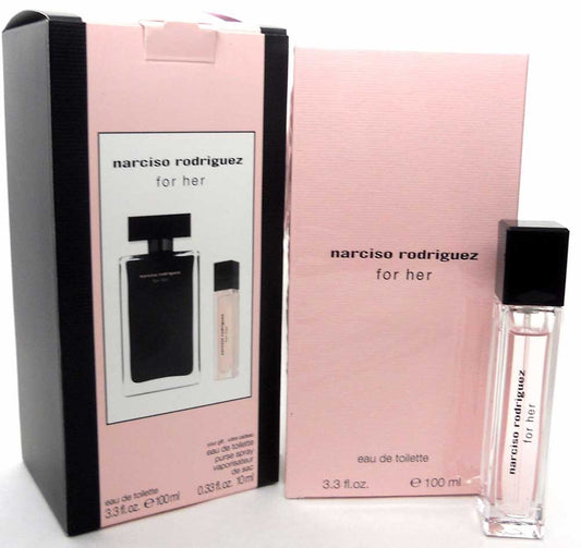 Narciso Rodriguez for Her EDT Spray 3.3 oz+10 ml.Spray New Set