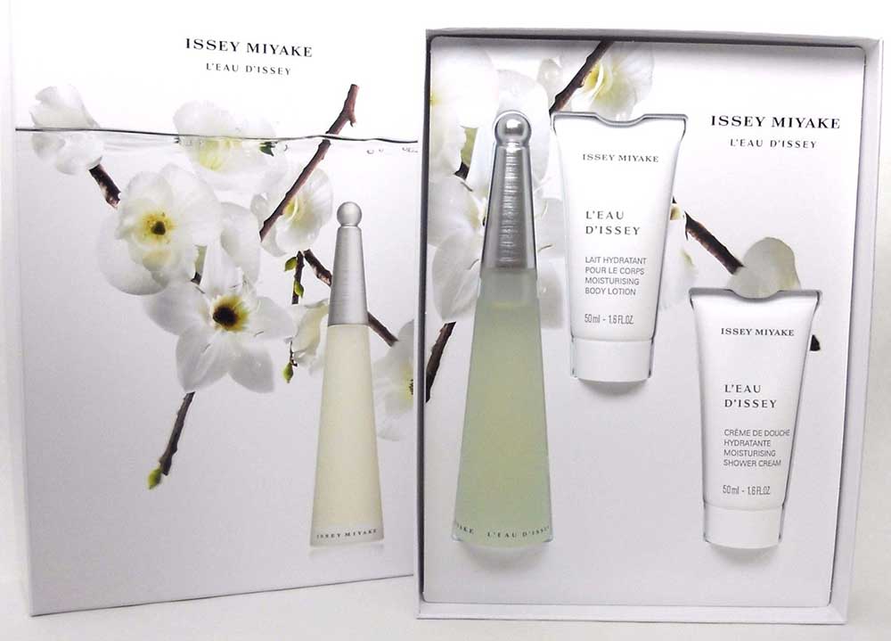 L'eau D'issey by Issey Miyake 1.6 oz.EDT Set for Women. 3 PCS. NIB