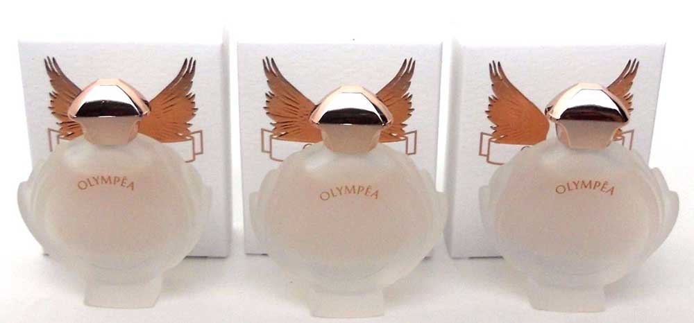 Olympea Aqua Paco Rabanne EDT Mini Splash 6 ml.Lot of 3. Brand New