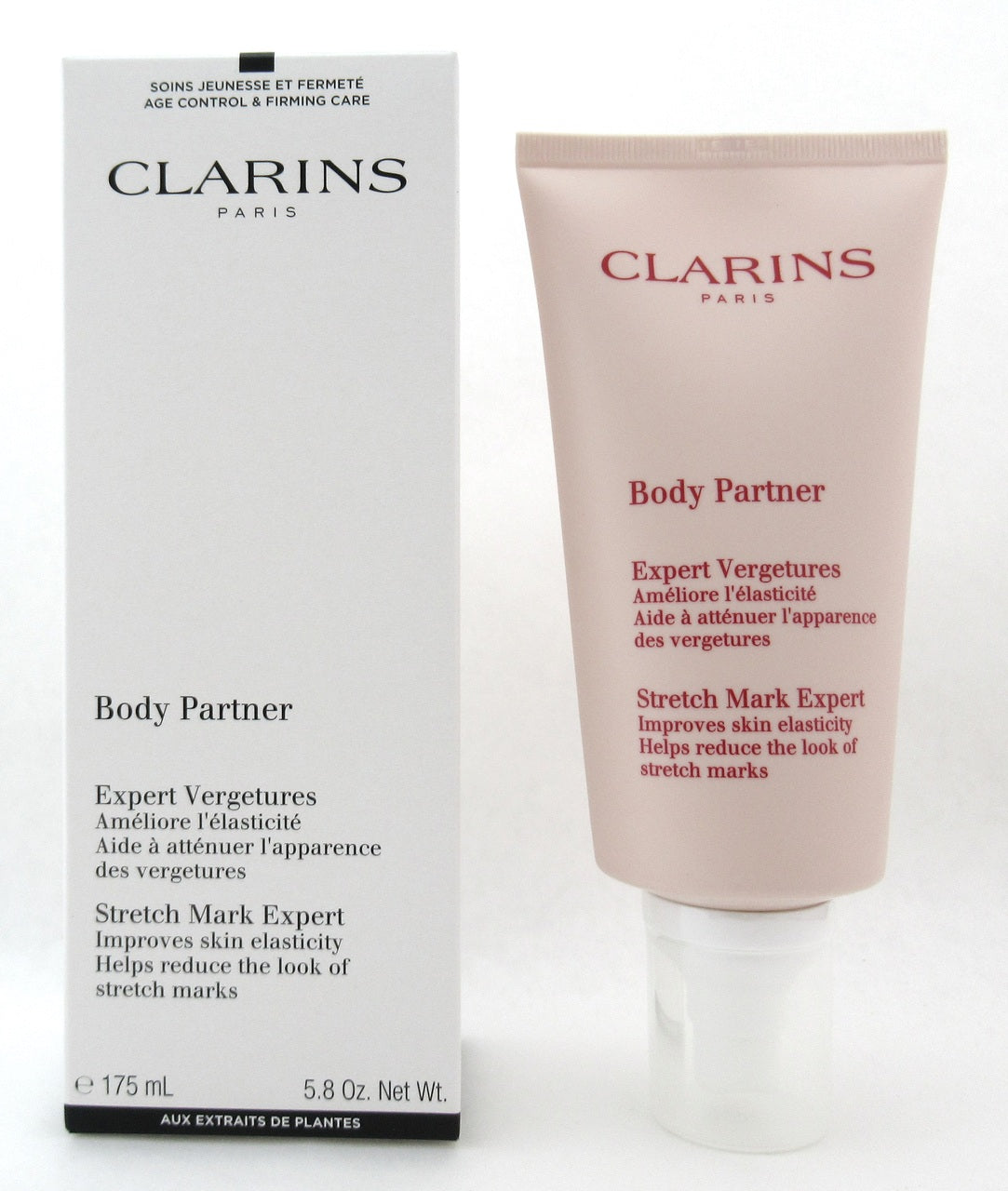 Clarins Body Partner Stretch Mark Expert Cream 175 ml./ 5.8 oz. New Tester