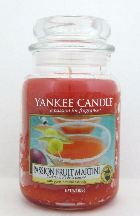 Yankee Candle Passion Fruit Martini Large Glass Jar 22 oz/ 623 g New