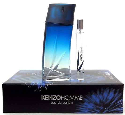 Kenzo Homme Eau de Parfum Spray 3.3 oz.Men's Set. New in Hard Box