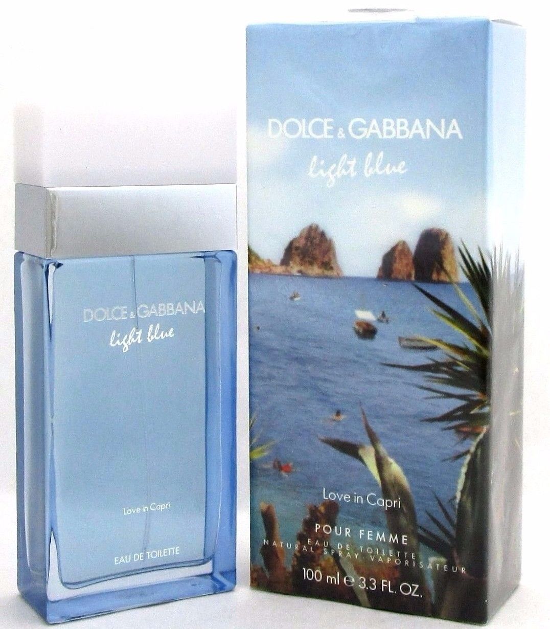 Light Blue Love in Capri by Dolce & Gabbana EDT Spray 3.3 oz Women