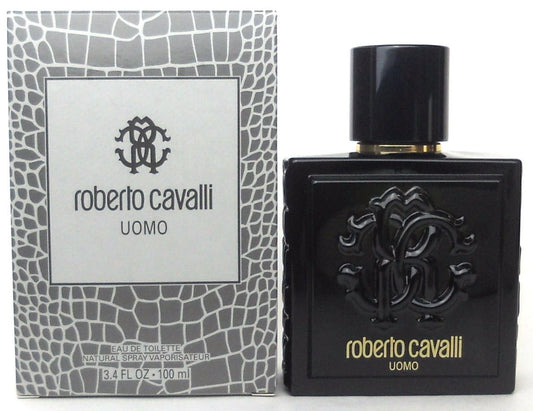Roberto Cavalli Uomo 3.4 oz. Eau de Toilette Spray for Men  *Tester