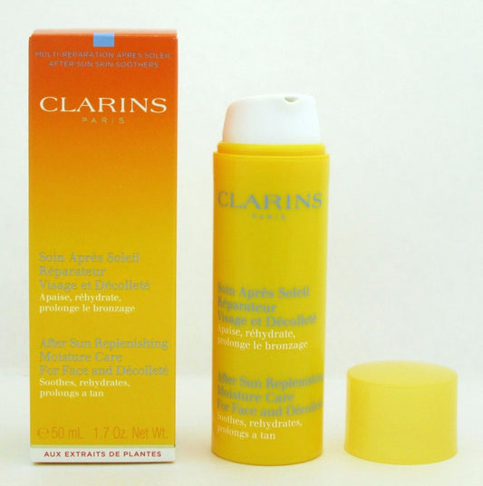 Clarins After Sun Replenishing Moisture Care Face/Decollete 50 ml NIB