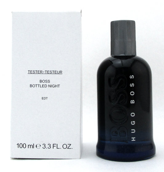 Boss Bottled Night Cologne by Hugo Boss 3.3 oz. EDT Spray for Men. New Tester