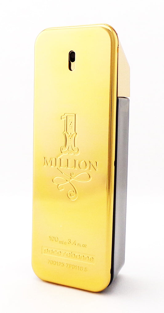 1 Million by Paco Rabanne EDT Spray for Men 3.4 oz./ 100 ml. NO BOX Lower Fragrance Level 99% FULL