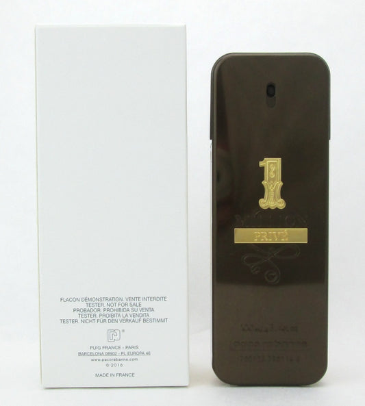 1 Million Prive by Paco Rabanne Eau De Parfum Spray for Men Tester 100 ml./ 3.4 oz.