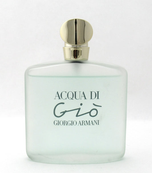 Acqua Di Gio by Giorgio Armani Eau de Toilette Spray for Women 100 ml./ 3.4 oz. NO BOX Lower Fragrance Level