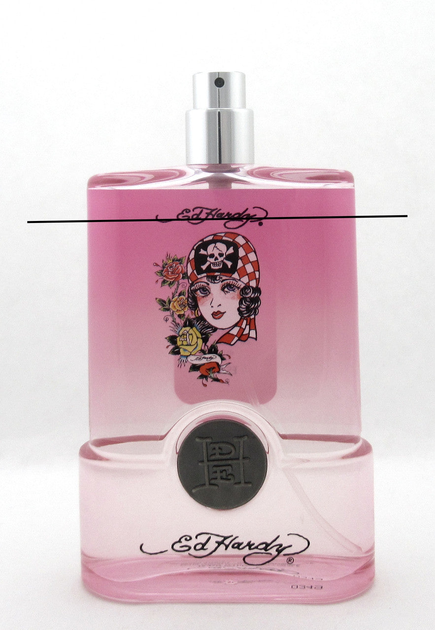 Ed Hardy Born Wild Eau De Parfum Spray for Woman 100 ml./ 3.4 oz. Tester NO Cap NO BOX Lower Fragrance Level