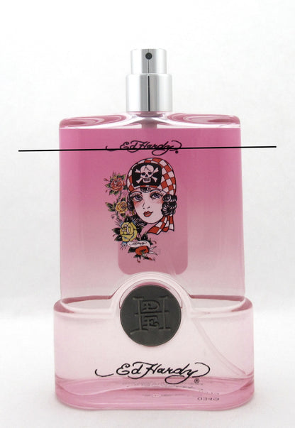 Ed Hardy Born Wild Eau De Parfum Spray for Woman 100 ml./ 3.4 oz. Tester NO Cap NO BOX Lower Fragrance Level