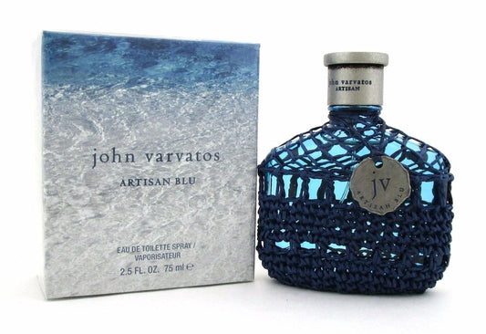 John Varvatos Artisan Blu EDT Spray 2.5oz./75ml.for Men New & Sealed