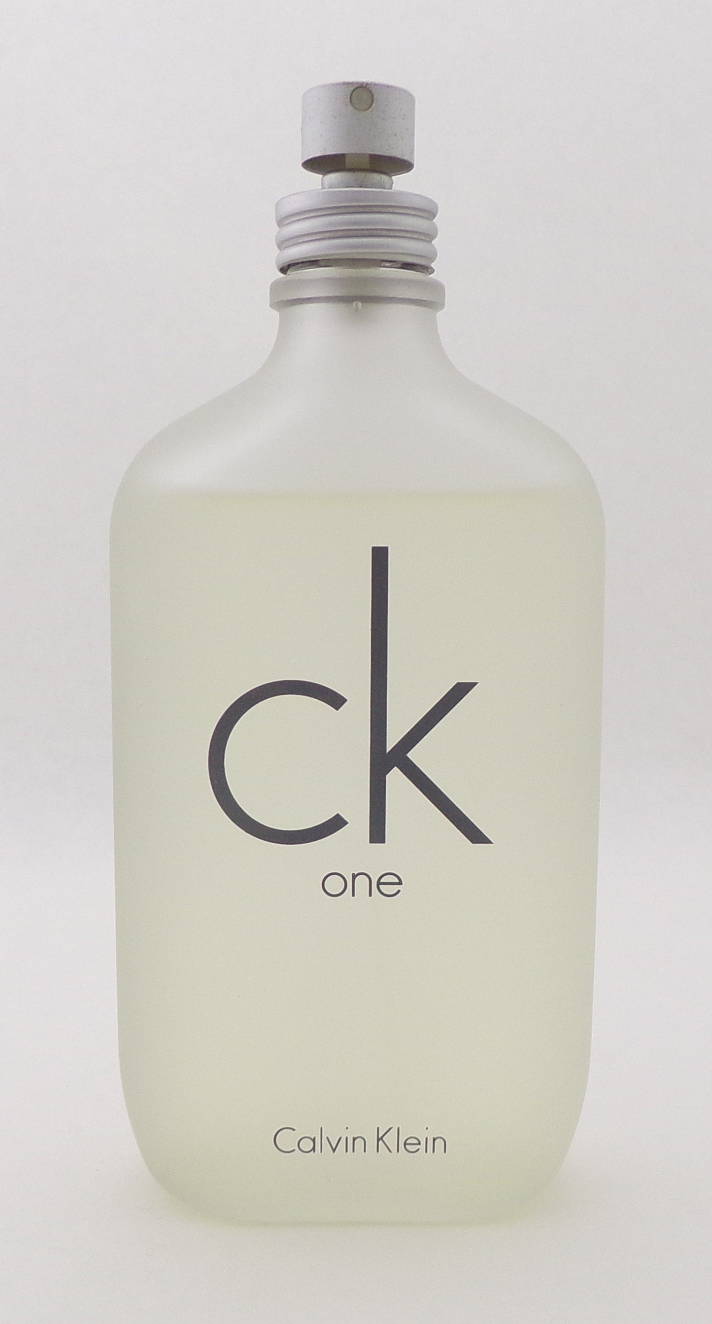 CK One by Calvin Klein Eau De Toilette Spray 6.7 oz./200 ml. Tester NO BOX No Cap Lower Fragrance Level