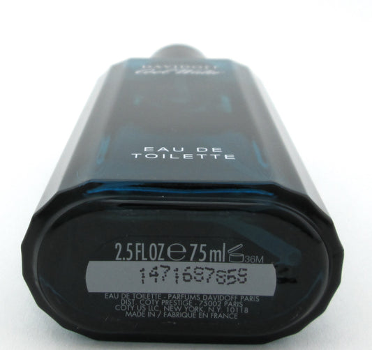Cool Water by Davidoff Eau De Toilette Spray for Men 2.5 oz./ 75 ml. LOWFILL Bottle NO BOX