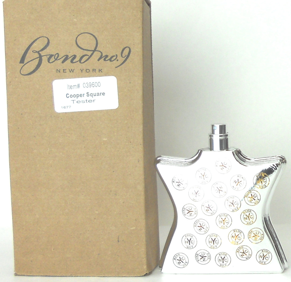 Cooper Square by Bond No.9 EDP Spray 3.3 oz.New Tester. No Cap.