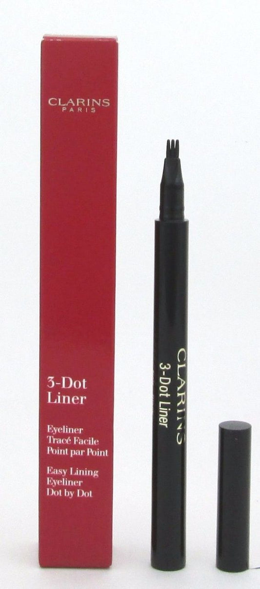 Clarins 3-Dot Liner Eyeliner Black Full Size New In Box