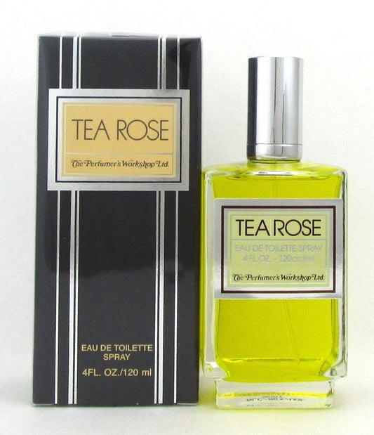 Tea Rose by Perfumer's Workshop EDT Spray 4.0oz. for Women *Damag.Box