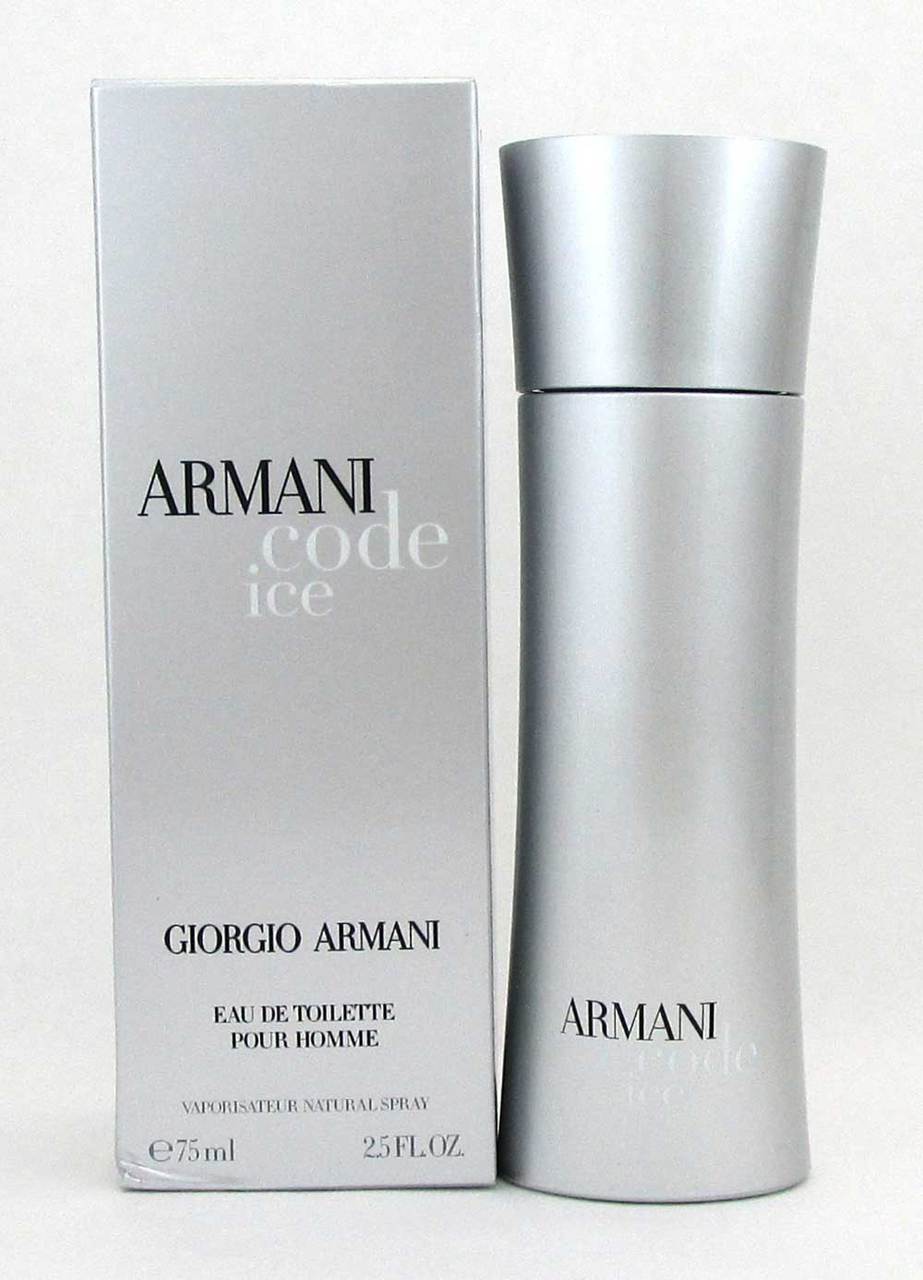 Armani Code Ice by Giorgio Armani EDT Spray 2.5oz for Men*Damaged Box