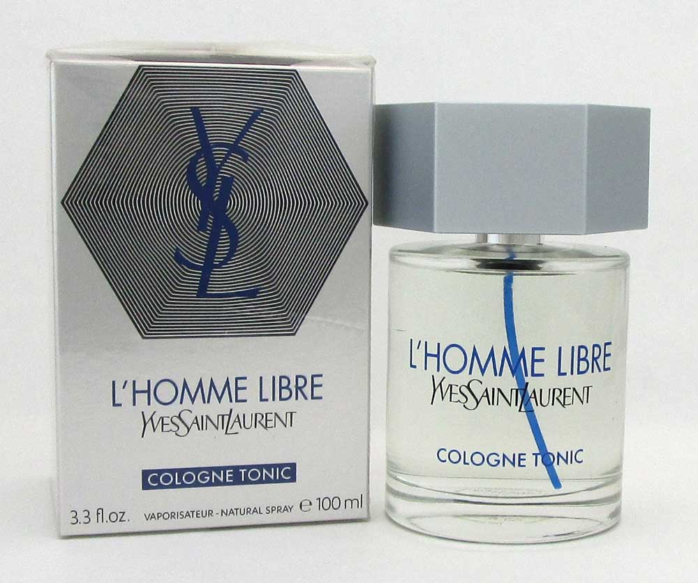 L'Homme Libre Cologne Tonic by YSL 3.3 oz./100 ml. Spray *Damaged box