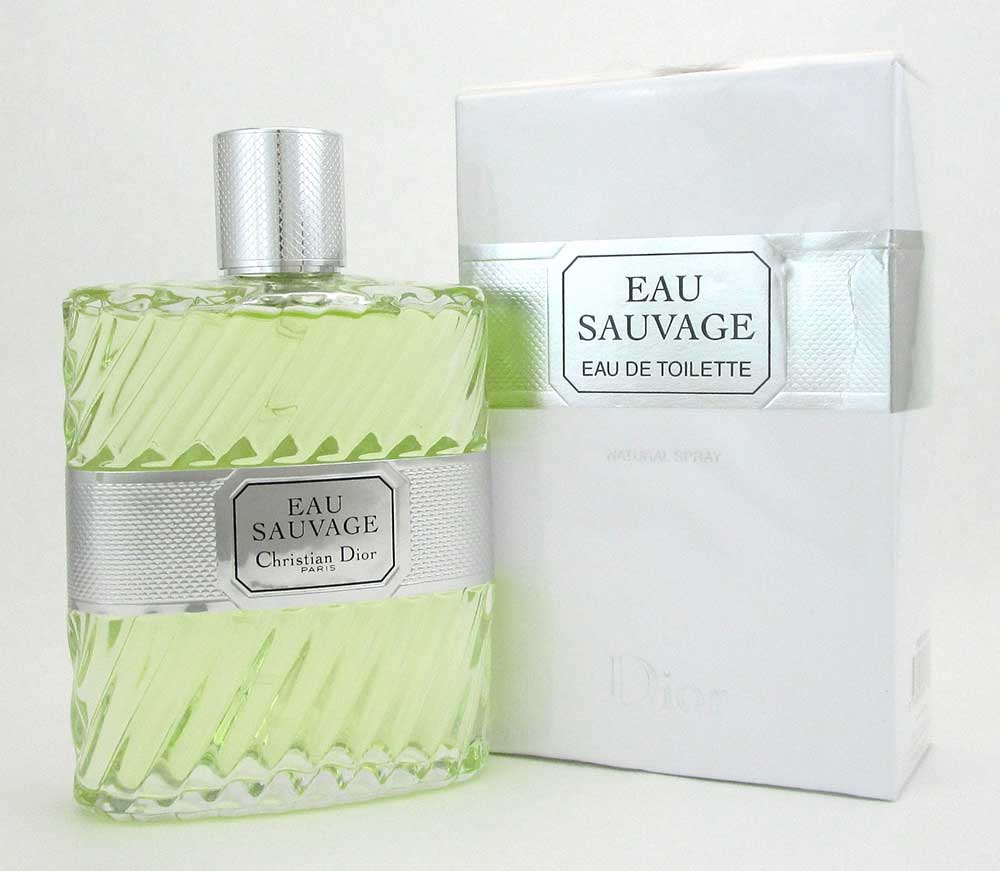 Eau Sauvage by Christian Dior EDT Spray 6.7 oz. for Men *Damaged Box