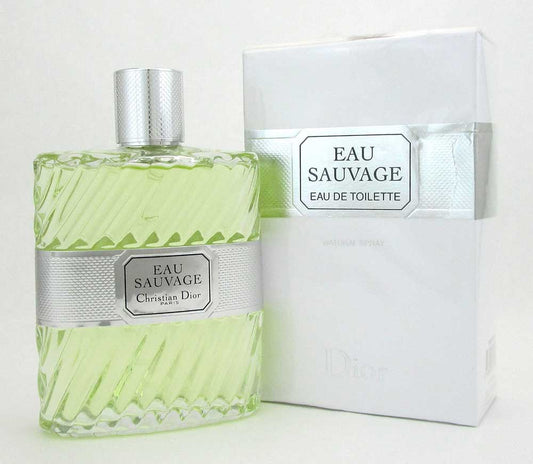 Eau Sauvage by Christian Dior EDT Spray 6.7 oz. for Men *Damaged Box