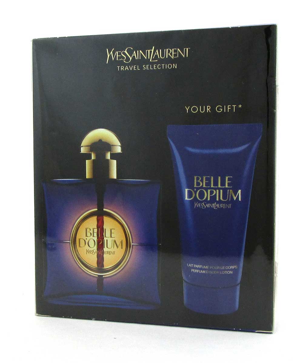 Belle D'Opium by YSL Set: EDP Spray1.6oz+ B/Lotion1.6oz.*Damaged Box