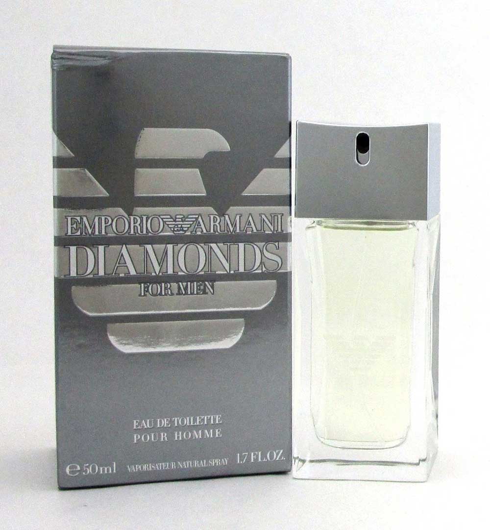 Emporio Armani Diamonds by Giorgio Armani EDT Spray 1.7oz Men *Damag