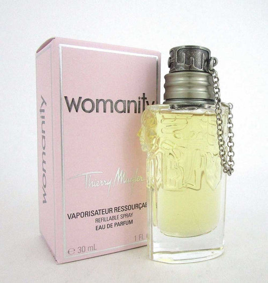 Womanity by Thierry Mugler EDP Spray Refillable 1.0 oz.*Damaged Box