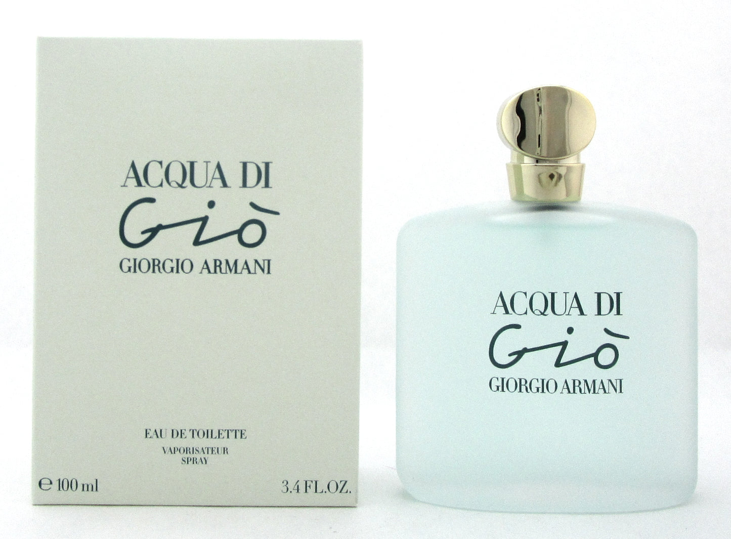 Acqua Di Gio by Giorgio Armani 3.4oz. EDT Spray for Women. New No Cellophane