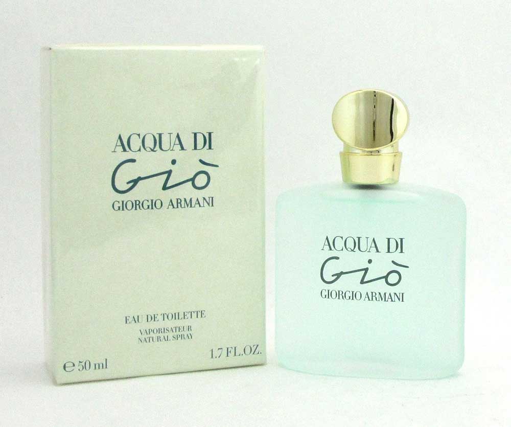 Acqua Di Gio by Giorgio Armani EDT Spray 1.7 oz. for Women NEW Damaged Box