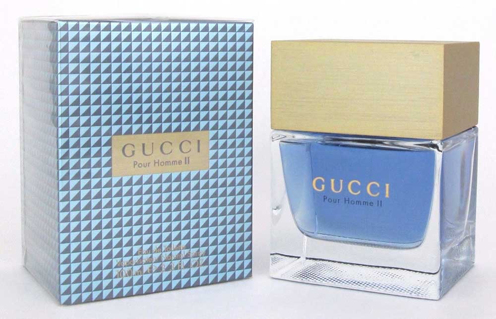 Gucci Pour Homme II Eau de Toilette Spray 3.3oz.for Men *Damaged Box