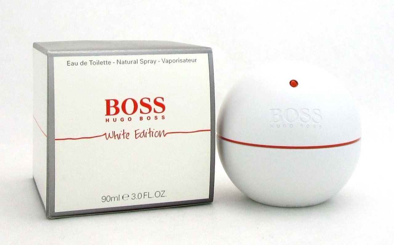 Hugo Boss in Motion White Edition EDT Spray 3.0 oz.for Men *Damag.Box