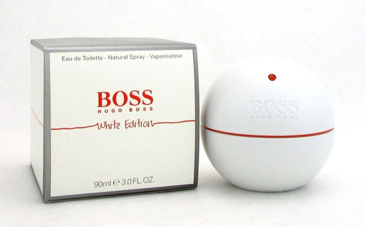 Hugo Boss in Motion White Edition EDT Spray 3.0 oz.for Men *Damag.Box