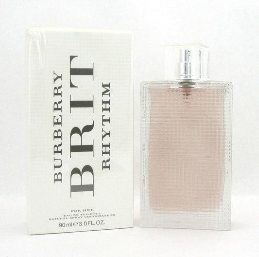 Burberry Brit Rhythm for Her EDT Spray 3.0 oz. for Women *Damaged Box
